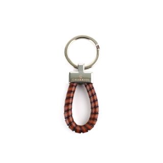 Charriol leather zinc alloy material keyring-Nickle