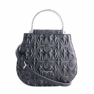 Quilted Celtic -Handbag-Black