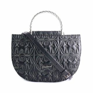 Quilted Celtic -Handbag-Black