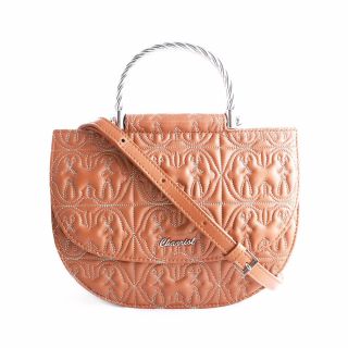 Quilted Celtic -Handbag-Brown