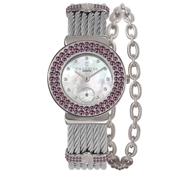 St-Tropez Rhodolite watch 30mm