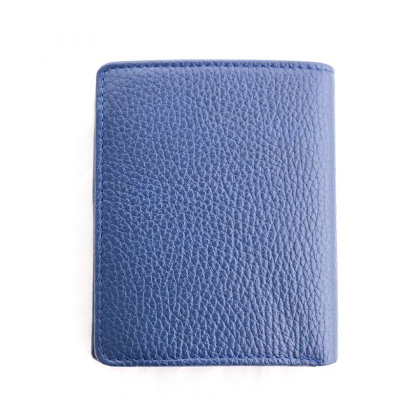 Wallet with coin pocket-Blue